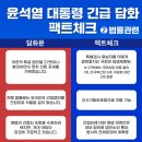 민주당 트위터 공식 계정에 올라온 윤석열 긴급 담화 팩트체크📌 이미지