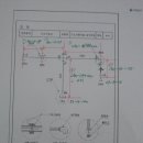 가스 기능사 실기 도면치수계산 이미지