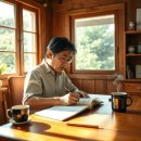 신중년을 위한 글쓰기 과정 이미지