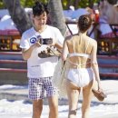 이정재 카리브해 휴가 파파라치 샷 이미지