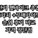 전기 팻바이크 추천 5가지 +구매가이드 순위 후기 비교 가격 장단점 | 추천 안내소