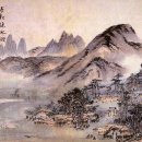 [옛 그림속 우리나무] 이인문 ＜도봉원장(道峯苑莊)＞ 속 감나무 이미지