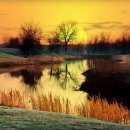 풍경 있는 호수 이미지