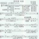 악보-장미꽃 사랑-정선화 이미지