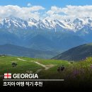 고산유적지 진입로 구간 | 조지아 여행 적기 추천 | 7~8월 야생화 초원과 만년설 트레킹의 골든타임