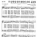 새찬송가 419장 - 주 날개 밑 내가 편안히 쉬네 이미지