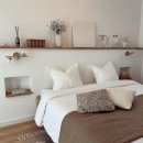 글라스 아트 콘센트형 무드 조명 DIY | 헤드없는침대 무헤드침대 미니멀 안방 인테리어 팁