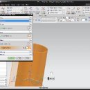 NX 9.0 Curves & Surface Modeling DVD 샘플강좌 : 39강 Wrap, Unwrap Curve로 Conical, Cylinderical한 면에 말리는 곡선생성 이미지