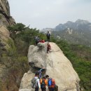 4/25(토)북한산 비봉 잉어슬랩 굴통리지 등반 이미지