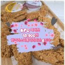 복날KFC 복버켓 15900원에 핫크리스피통다리 8조각 무료배송 후기
