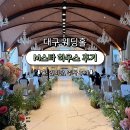 두칭구 | 대구 엠스타하우스 모닝스타홀 웨딩홀 하객 주차 뷔페 후기