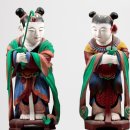 평창 상원사 문수전 목조동자상(3구) 이미지