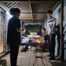 또롱♬ 저녁 노을이 멋있는 여수 경호동 카라반펜션 추천 여수경도카라반펜션