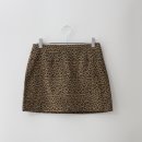 레오파드 미니 스커트 이미지