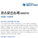 코스모신소재 : 내년을 기대하며 이미지