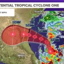 열대 폭풍 알베르토, 걸프 만에서 발생 가능성 높아 - 수요일 중부 텍사스에 비 예보 이미지