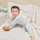 90 | 신생아 실내복 브랜드 말랑하니 아기옷 배앓이 90사이즈 후기