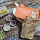 제주감귤농업협동조합중문지점 | 제주중문치킨 제주스럽닭 본점 특색있는 댕귤치킨 포장 후기