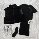 베스트샷 | LATT 래트 램스퍼 드로우 스트링모크넥 베스트 무스탕 후기,코디샷