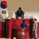 의장에게 항의하는 야당 이미지