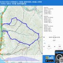 경남 양산 토곡산 (지장암입구~지장암~물맞이폭포~596봉~너럭바위~토곡산~대부산~석이봉~함포마을회관) gpx [참고용] 이미지