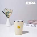 MOZ 스웨덴 세라믹 코팅 스텐 진공 머그컵 스텐머그컵 보냉 보온 머그컵, 1개, 350ml, 크림아이보리 이미지