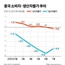 중국 소비자·생산자물가 동반 하락…일본식 장기침체 길 걷나 이미지