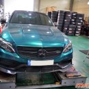 지맥스 | 벤츠 W205 C63 AMG 지맥스 G버전 브레이크 패드 교환, 오산 브레이크 정비 맥스타이어