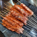 건대 양꼬치 맛집, &#39;동북풍미양꼬치&#39; 먹방 후기 #양꼬치 #가지볶음 #물만두