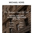 [마이클코어스] The Summer Send-Off Sale: Extra 25% Off 이미지