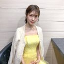 KBS 연예대상 신예은 노란 드레스 이미지