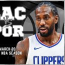 LA Clippers vs Portland Trail Blazers Full Game Highlights | Mar 20 이미지