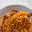 꼬소한지수네 | 주말에 간단하게 냉장고 파먹기 딱 좋은미정당 김치비빔면 + 삼겹살 조합