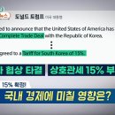 [돈문돈답, 경제 매거진] 1)한미 상호관세 15% 확정! 국내 경제에 미칠 영향은? 2)소비쿠폰 추가 5만원 더?... 이미지