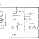 농형 유도 전동기 직류 여자 방식 제어기 접속도 이미지