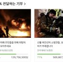 산불 피해지역과 영웅들을 위한 해피빈 기부 후기