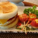 브런치로 딱! &lt;잉글리시 머핀 &amp; 베이컨 밤말이&gt; 이미지