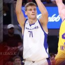 Mantas Rubstavicius 12 pts 6 rebs 2 asts vs Lakers 2024 Summer League 이미지