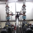 소화펌프 유량측정 배관 통합시공 사진 이미지