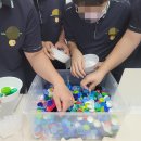 석정중학교 | 인천석정중학교 자원순환 활동 환경교육주간 병뚜껑키링만들기