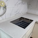 송림도화 | 주방 상판 얼룩이 안 지워질 때 인조대리석 연마광택 복원 작업 후기