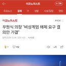 우원식 의장 "비상계엄 해제 요구 결의안 가결" 이미지