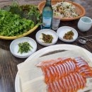 평창약수송어회
