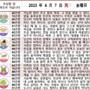 2023년 6월 7일 운세 및 세상 소식 이미지