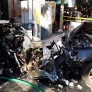 수영팔도시장서 차량과 충돌한 야쿠르트 전동카트 폭발… 할머니와 손녀 사망 이미지