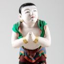 평창 상원사 문수전 목조동자상(3구) 이미지