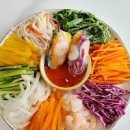 월남쌈 재료 오리고기 채소 월남쌈 소스 만들기 땅콩소스 만드는법 이미지