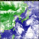 사이좋게 북상중인 태풍 7,8,9호 마리아와 사오마이와 보파 이미지