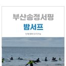 부산 송정 서핑샵 밤서프 초보자 서핑강습후기