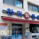 찬미회물회
